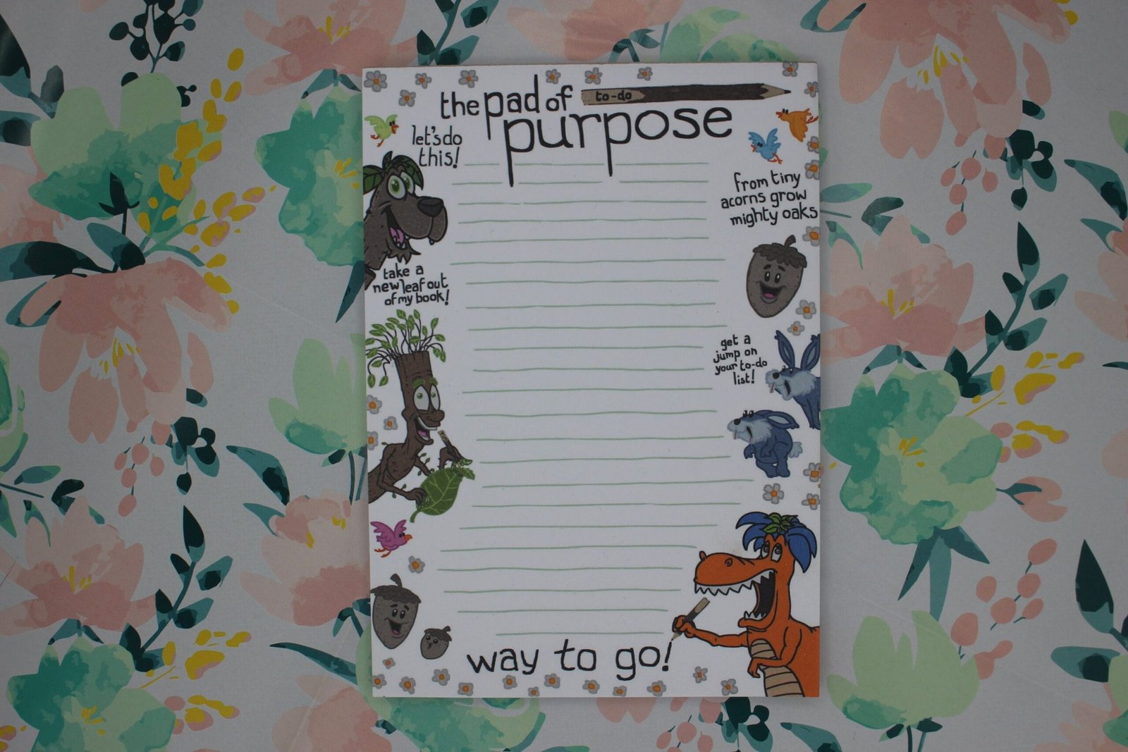 Autumn Stick Family Mini List Pad: A6 Tear-Off Notepad - Image 2