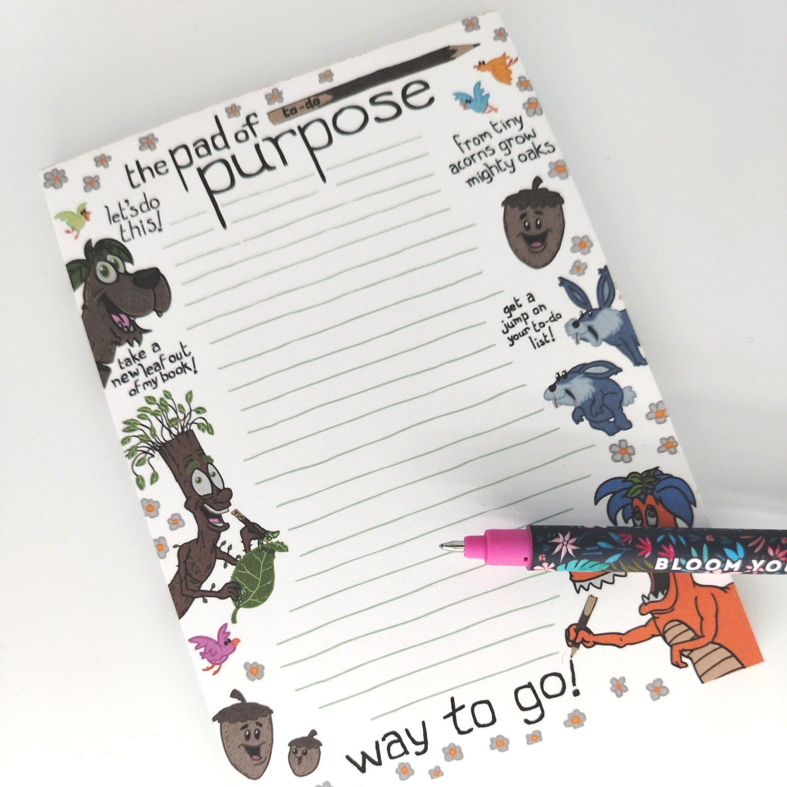 Autumn Stick Family Mini List Pad: A6 Tear-Off Notepad - Image 10