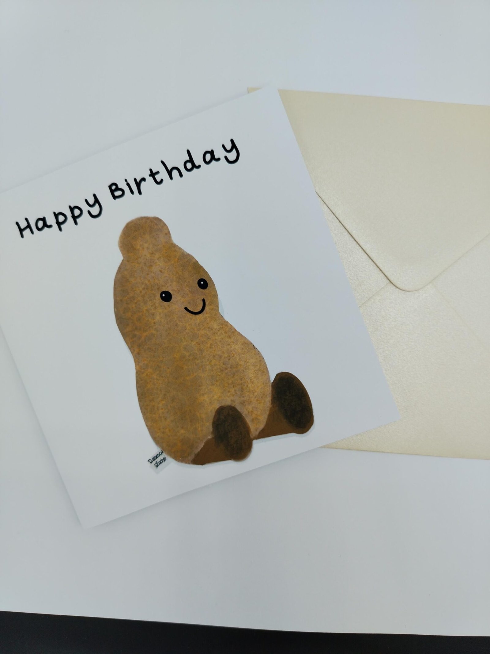 Funny Peanut Birthday Card: Quirky Cartoon Greeting - Image 5