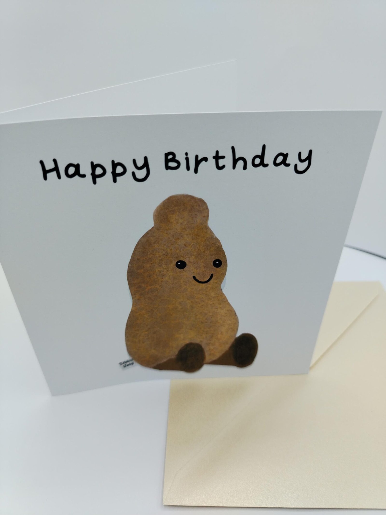 Funny Peanut Birthday Card: Quirky Cartoon Greeting - Image 6