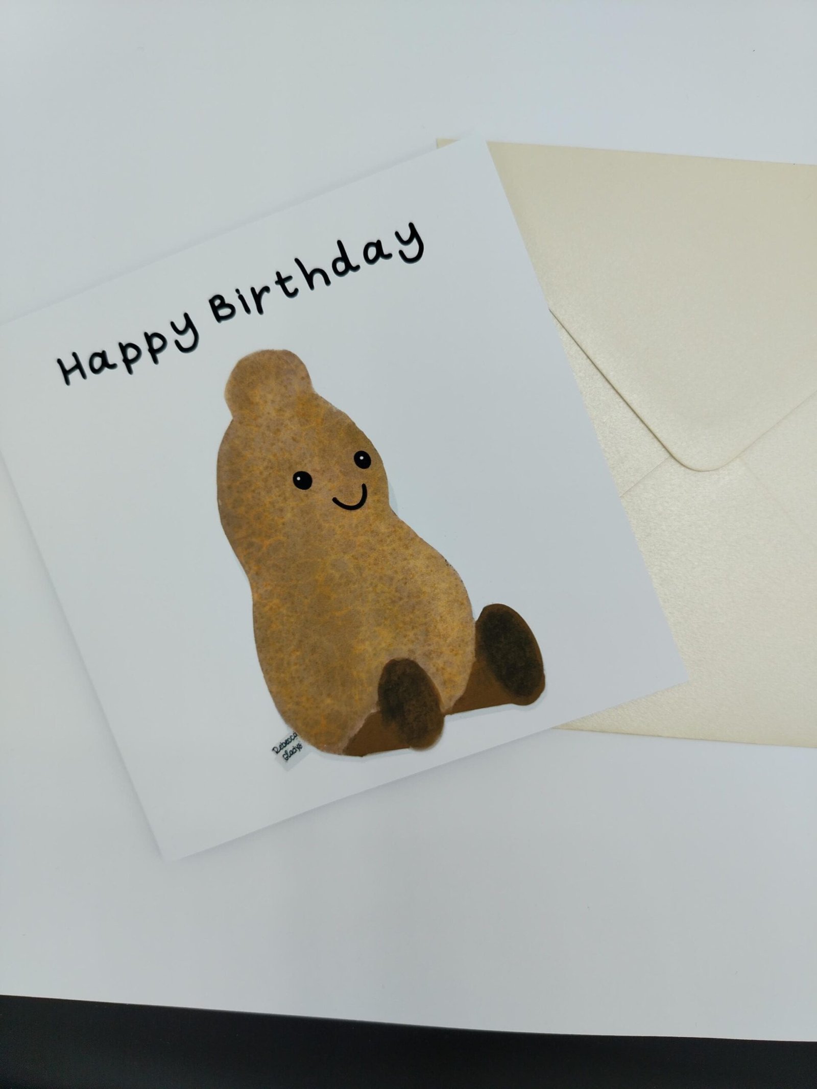 Funny Peanut Birthday Card: Quirky Cartoon Greeting - Image 7
