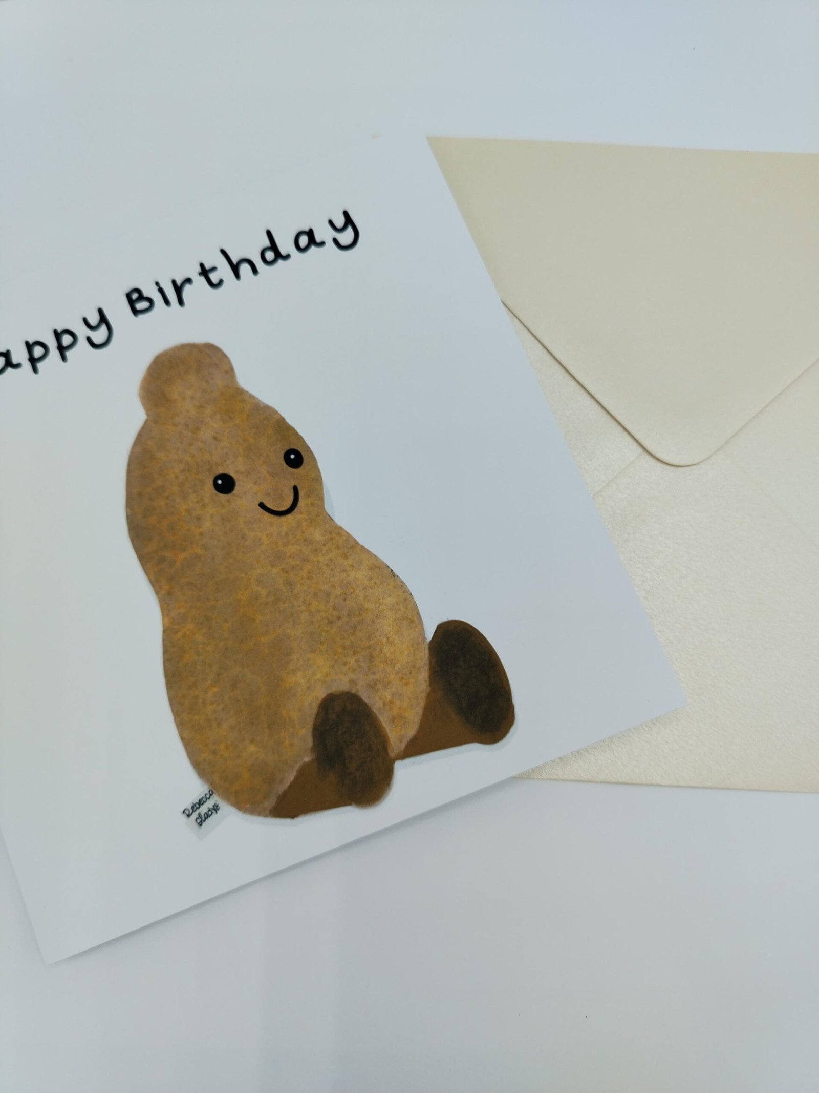 Funny Peanut Birthday Card: Quirky Cartoon Greeting - Image 8