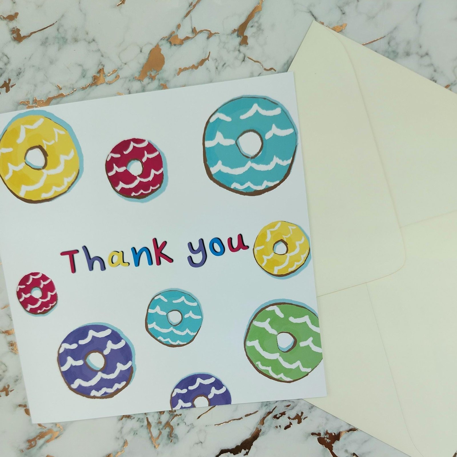 Party Ring Biscuit Card: Retro UK Snack Thank You Card - Image 10