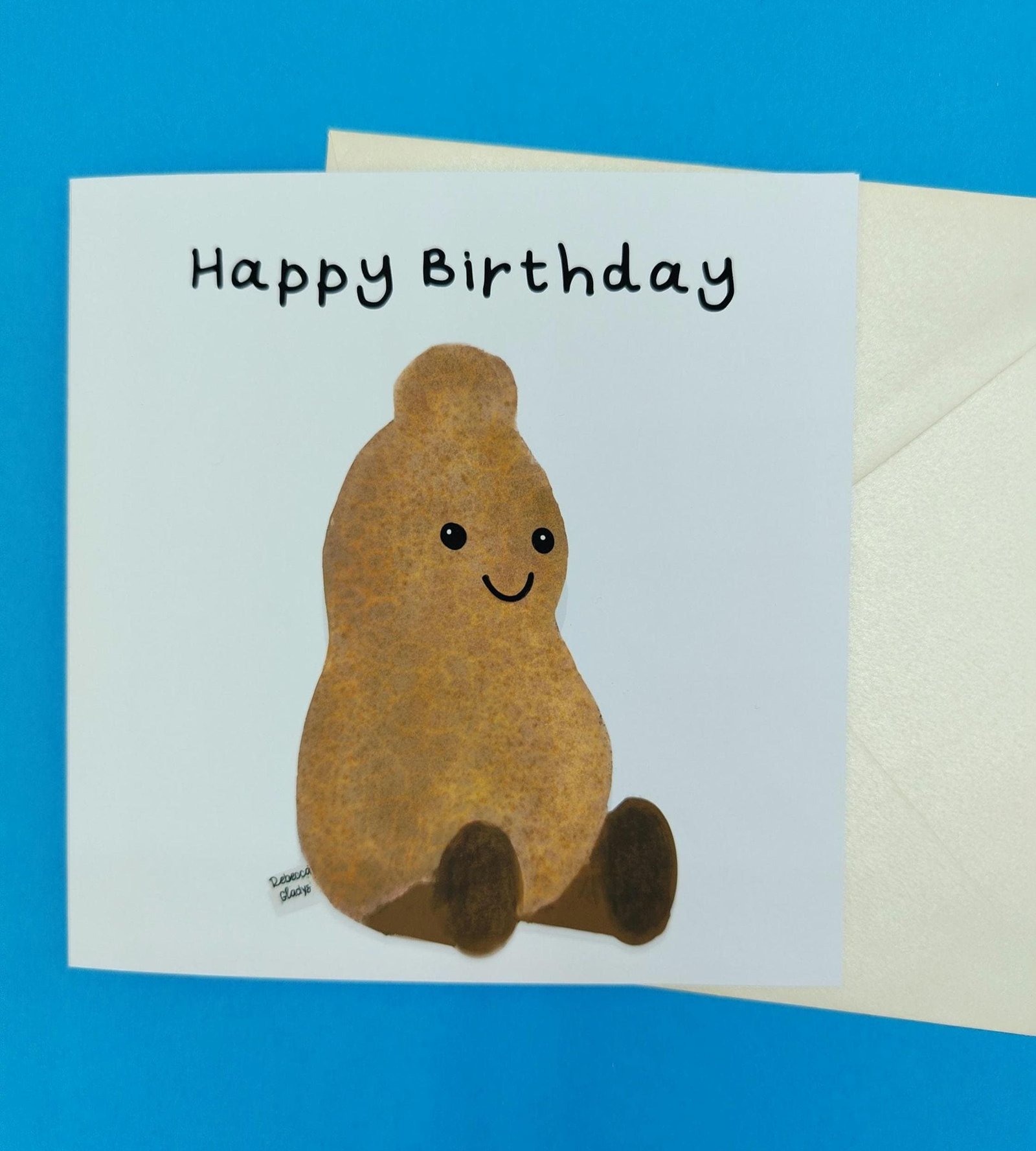 Funny Peanut Birthday Card: Quirky Cartoon Greeting - Image 10