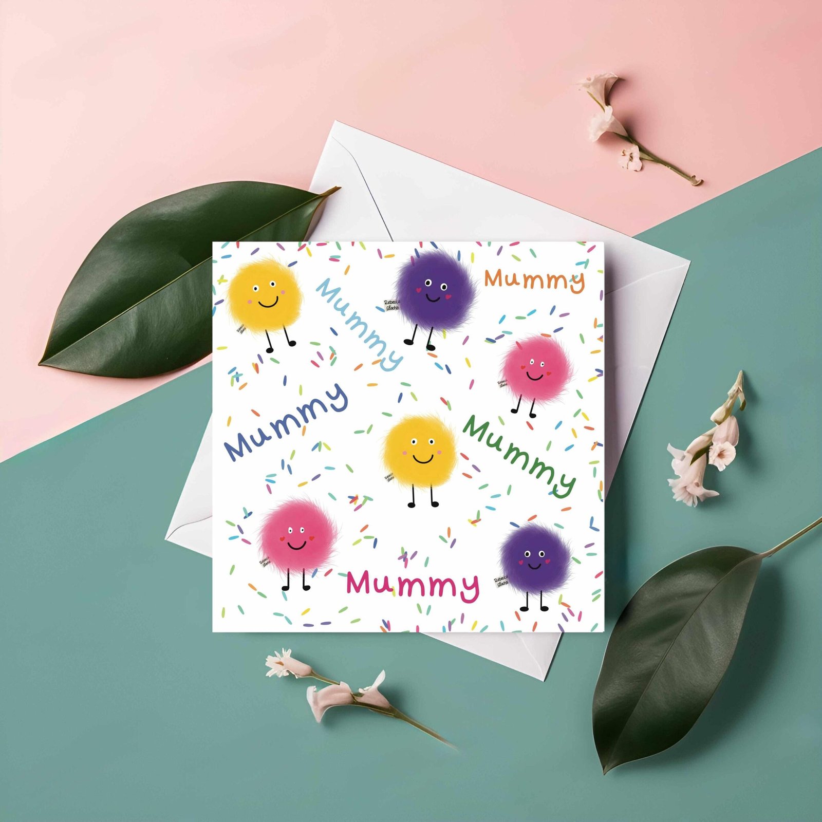 Funny Monster Mummy Card: Mother's Day or Mummy-to-Be