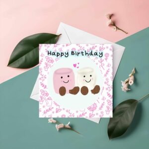 Marshmallow Birthday Card