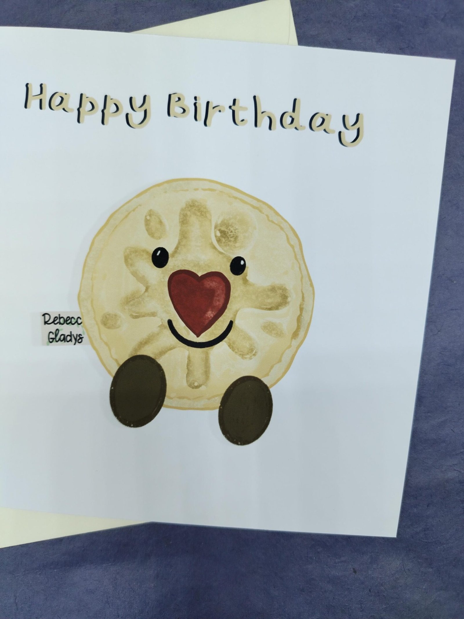 Fun Jammy Biscuit Character Birthday Card | Retro Treat - Image 3