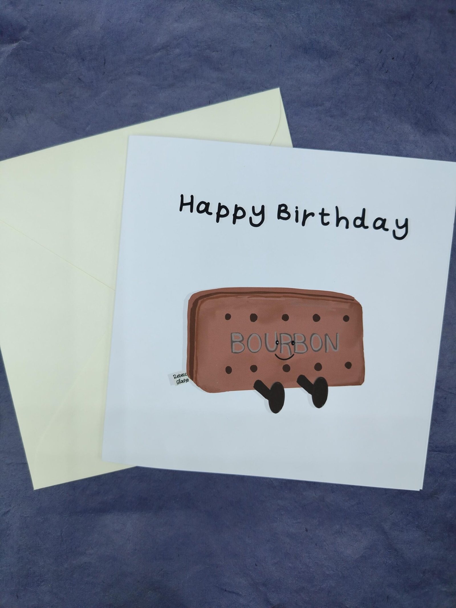 Funny Bourbon Biscuit Birthday Card | Quirky Greeting - Image 3