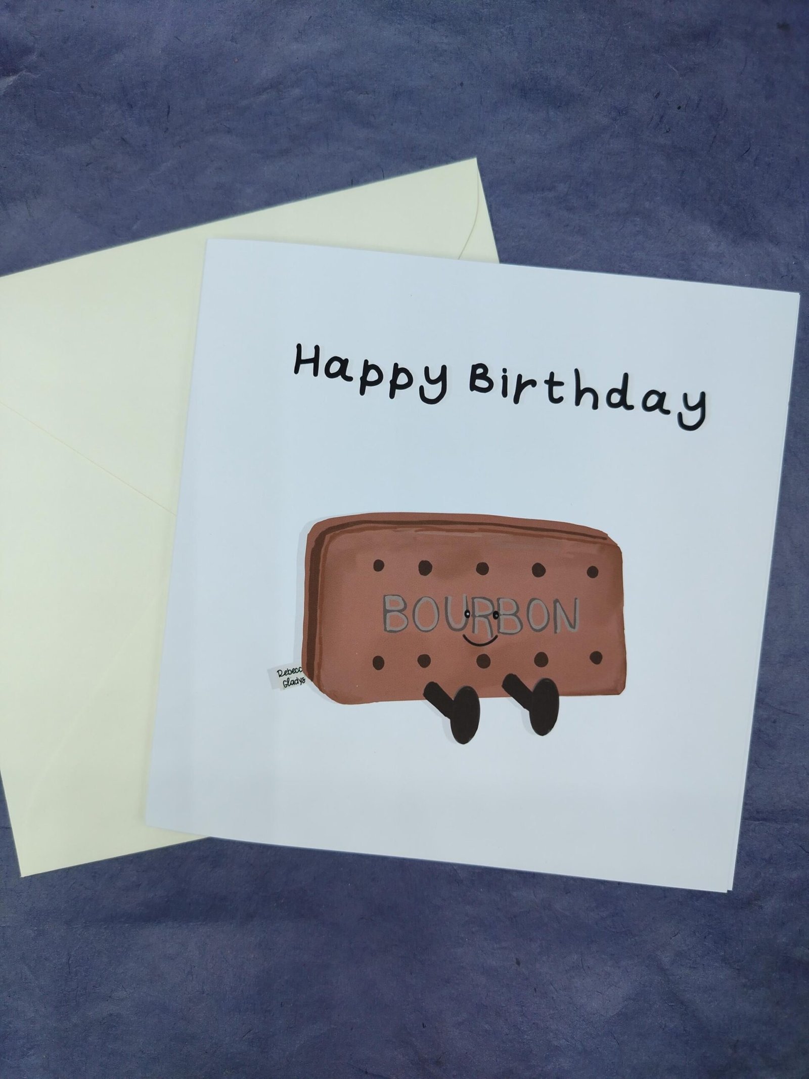 Funny Bourbon Biscuit Birthday Card | Quirky Greeting - Image 4