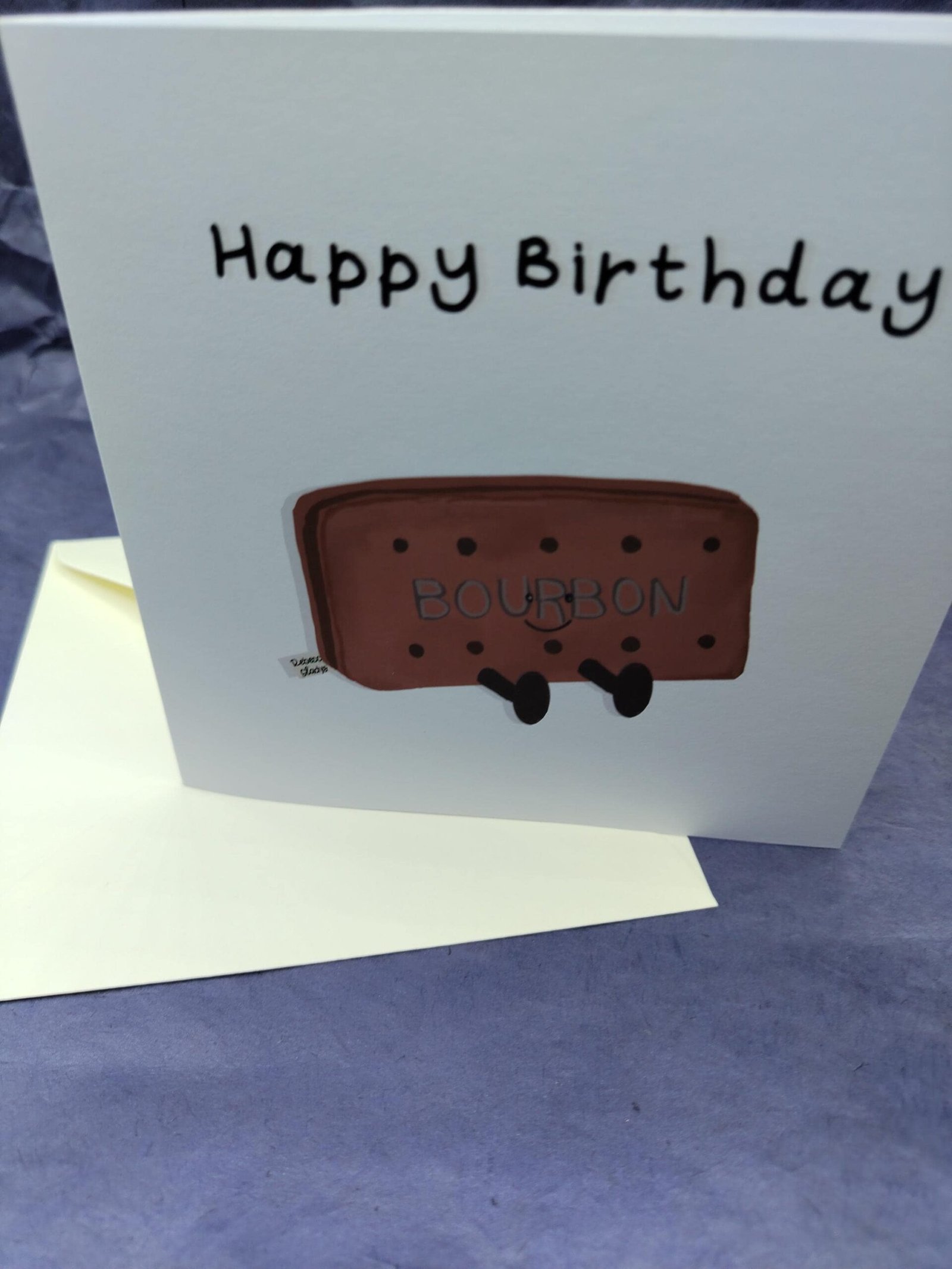 Funny Bourbon Biscuit Birthday Card | Quirky Greeting - Image 5