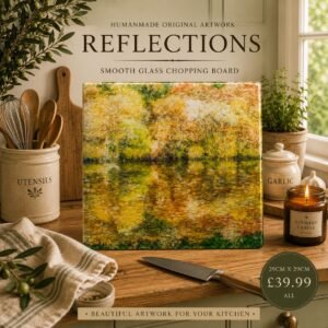 Reflections Glass Cutting Board/Placemat