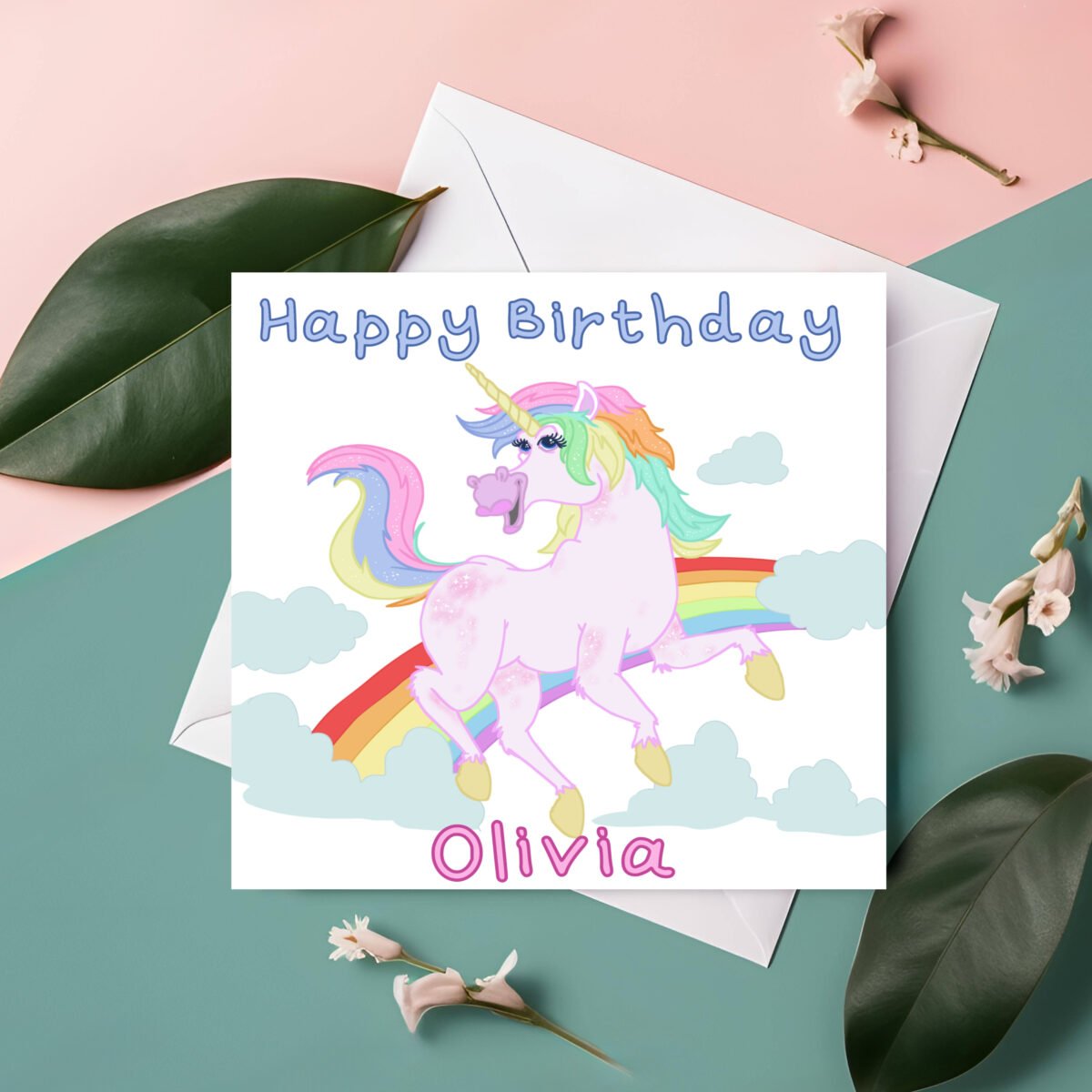 Unicorn Birthday Card