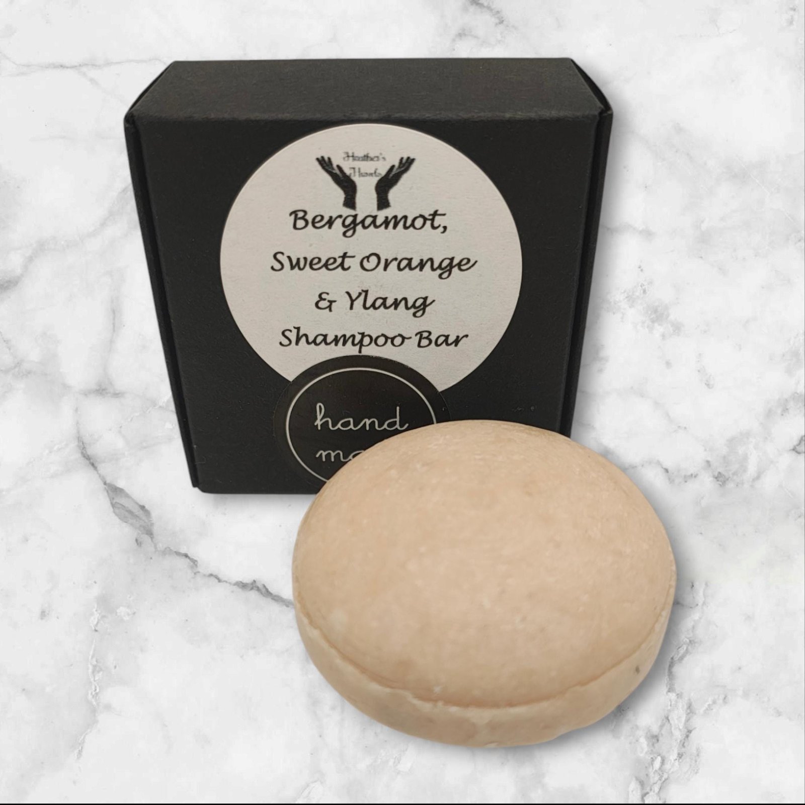Bergamot, Sweet Orange and Ylang Shampoo Bar: Vegan, Plastic-Free