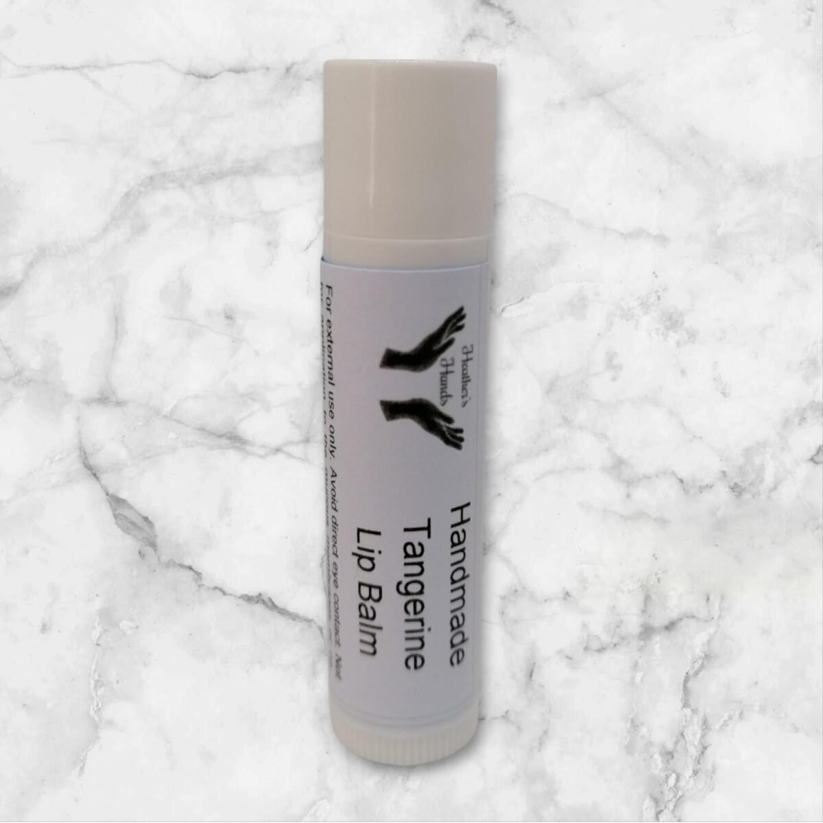 Handmade Essential Oil Lip Balm - Tangerine