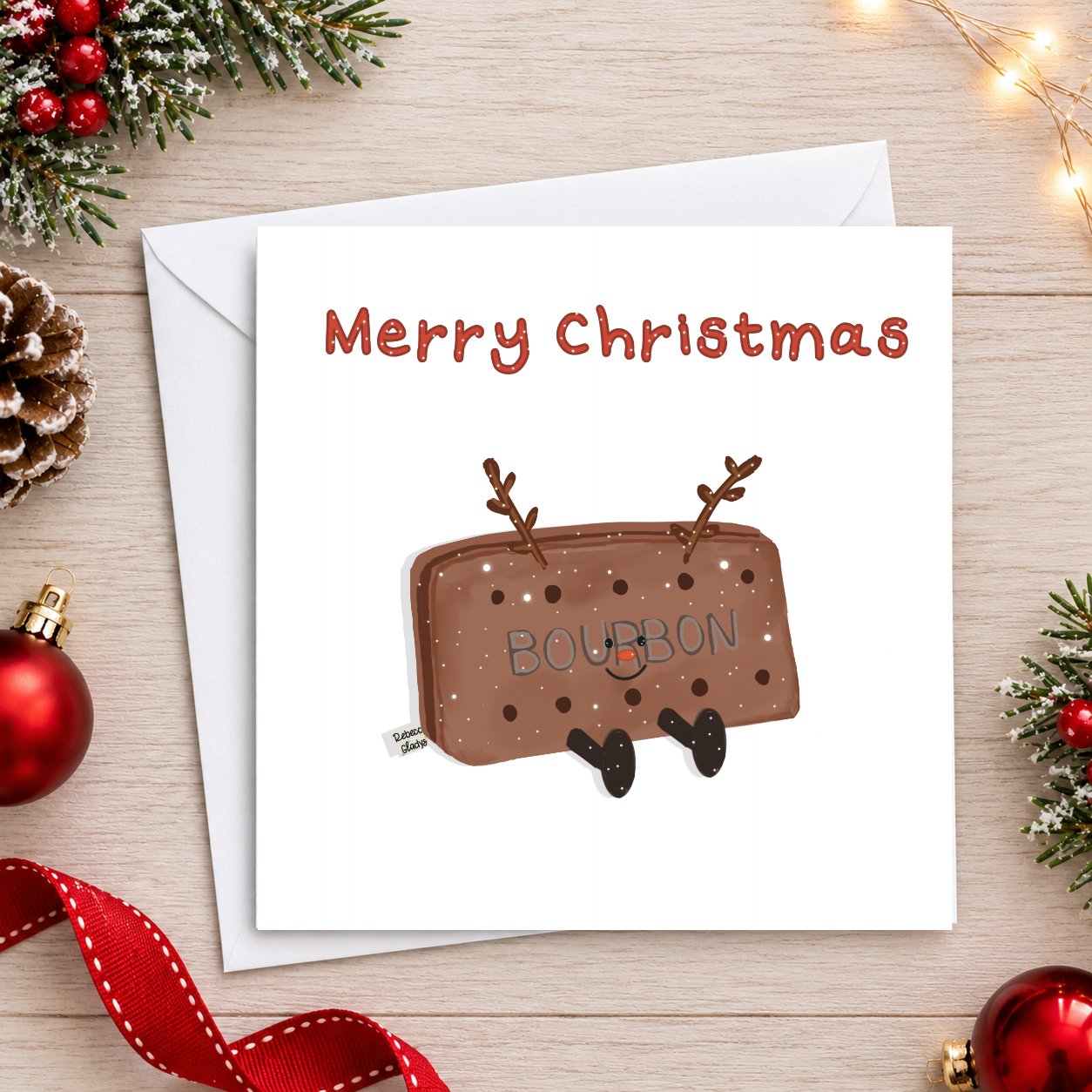 Bourbon Reindeer cards