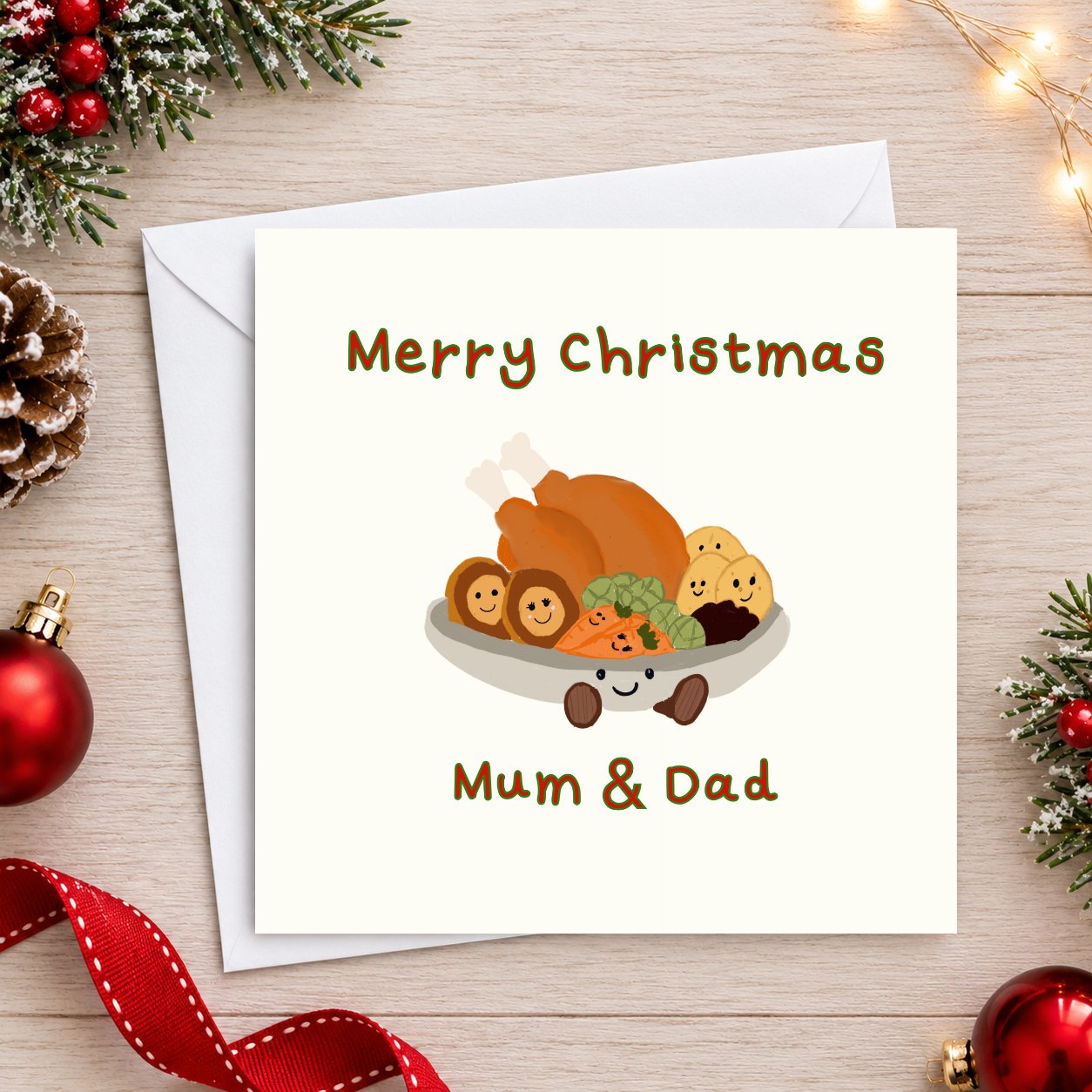 Christmas Dinner Card
